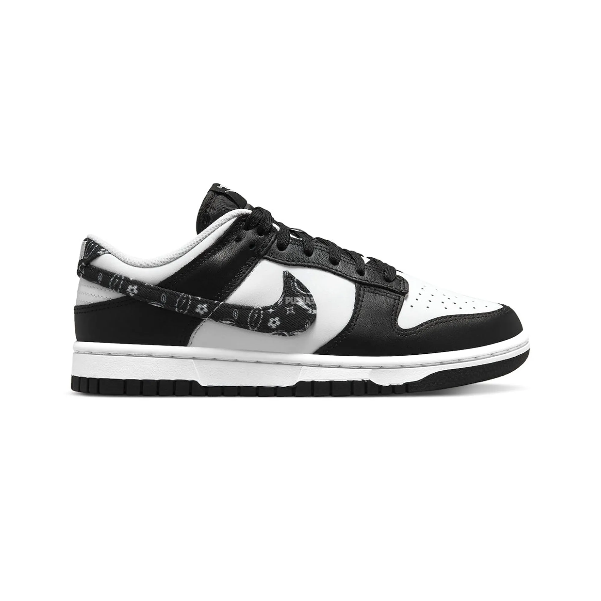 Nike Dunk Low 'Black Paisley' Women's (2022) Stretch Fabric Travel Light