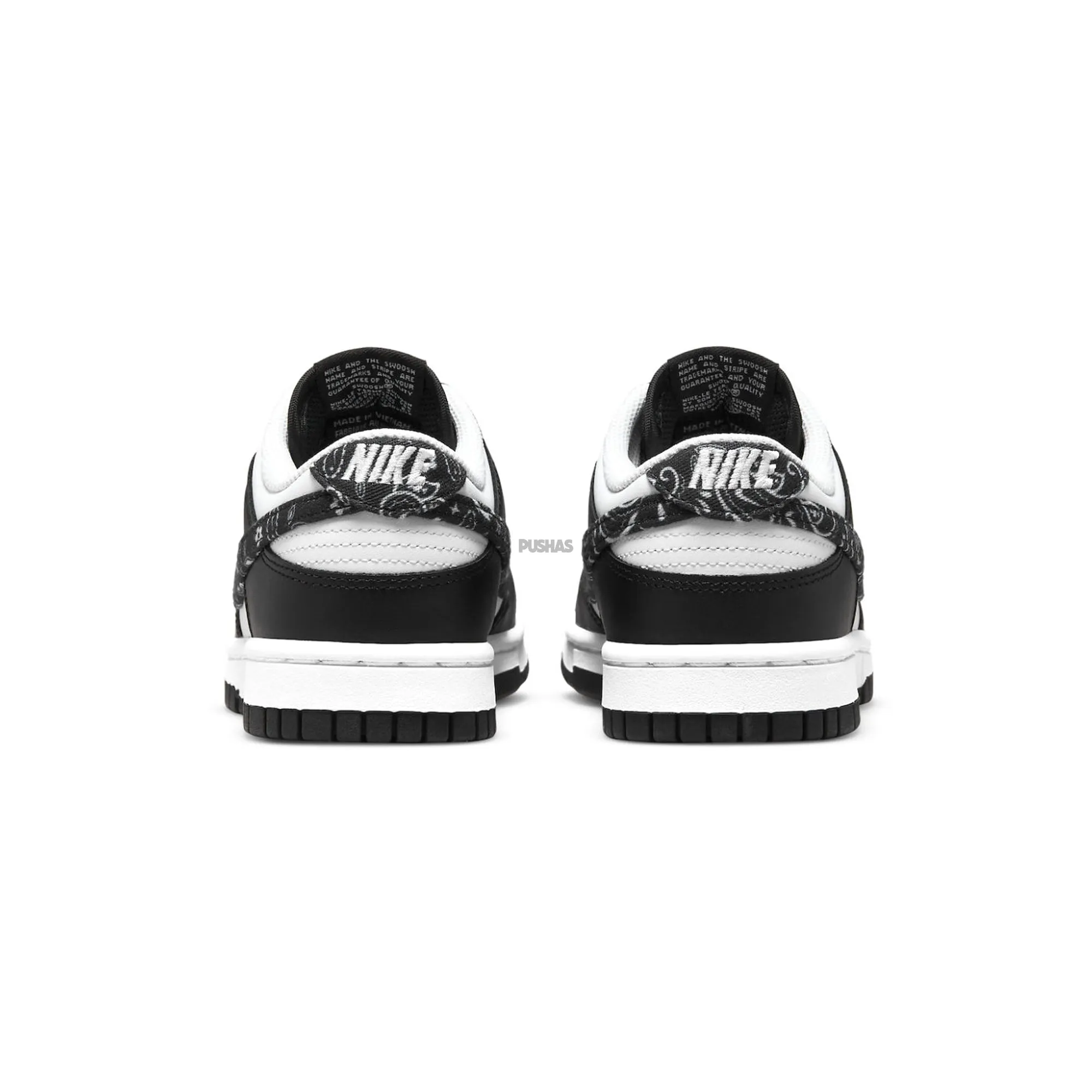 Nike Dunk Low 'Black Paisley' Women's (2022) Air Boost Molded Insole