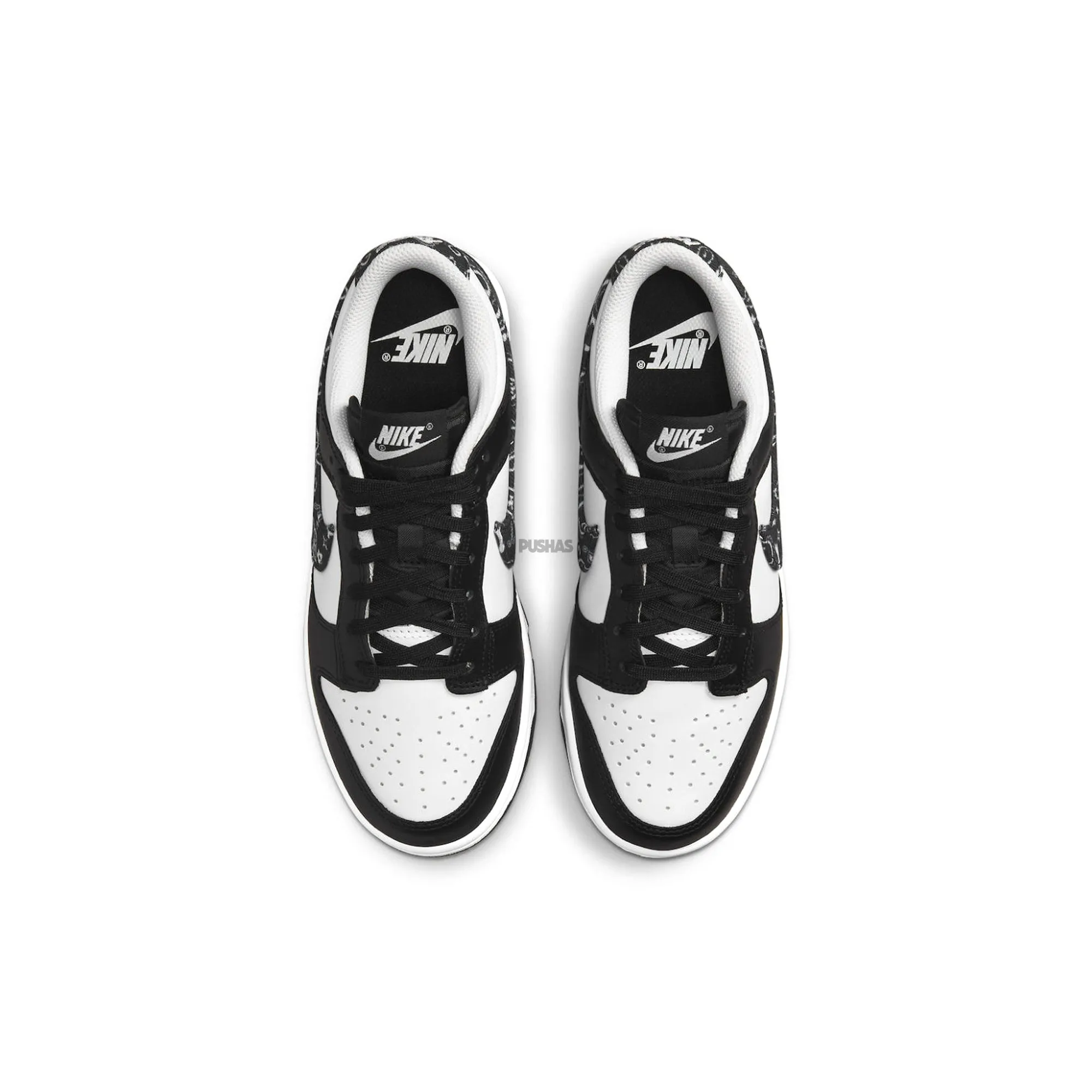 Rubber Outsole Mid Top Nike Dunk Low 'Black Paisley' Women's (2022)