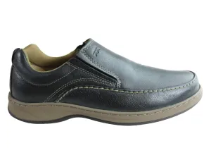 Comfortable Foot Bradok Mens Classic Slip On Comfortable Leather Shoes Made In Brazil