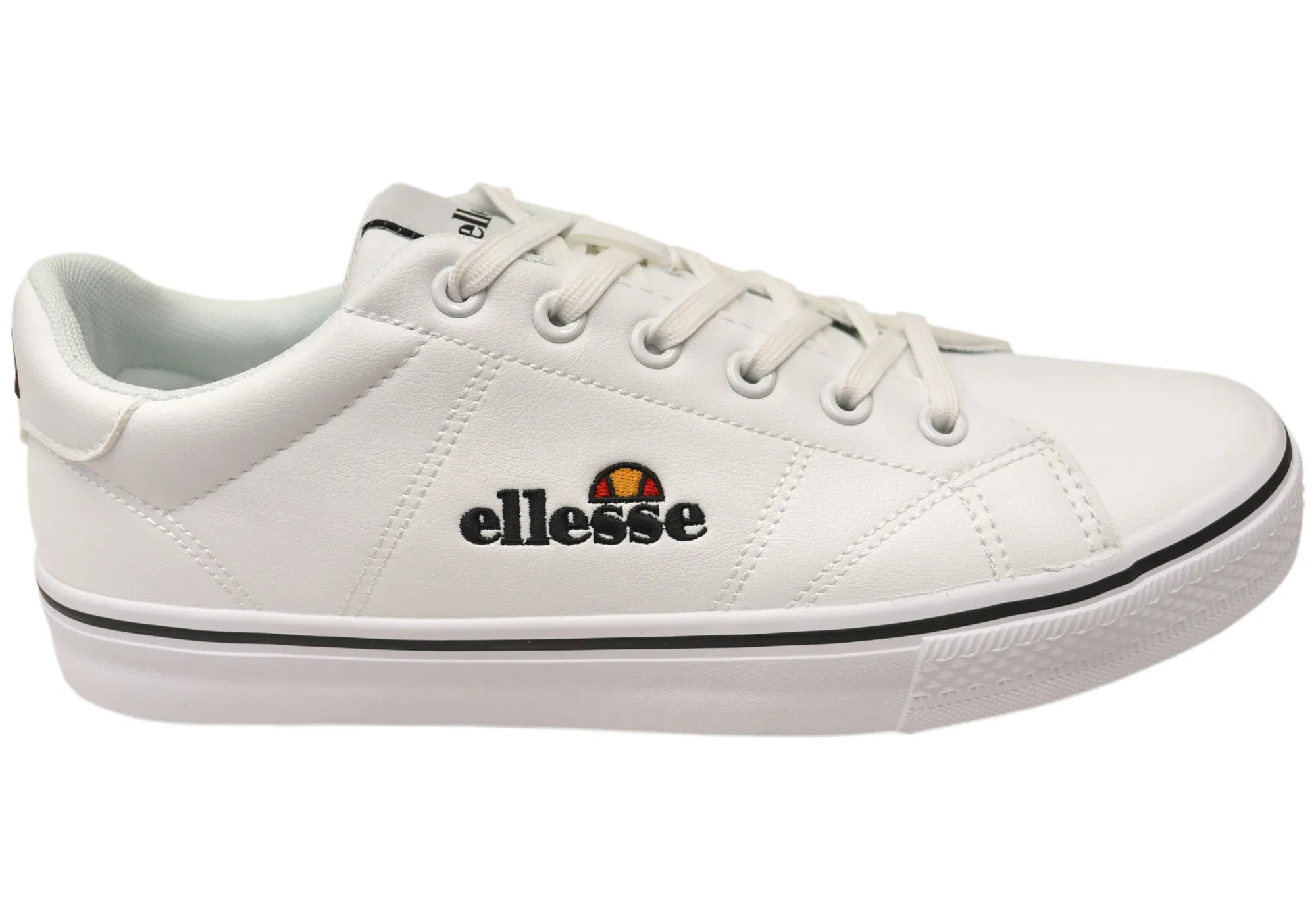 Ellesse Mens Comfortable Casual Lace Up LS225V2 Vulc Sneakers Mark Hike Fit Feel