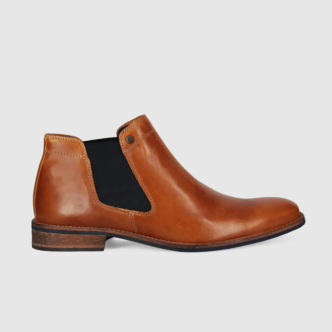 Comfort Cushion Impact Ready Frame Drake Chelsea Boots Tan