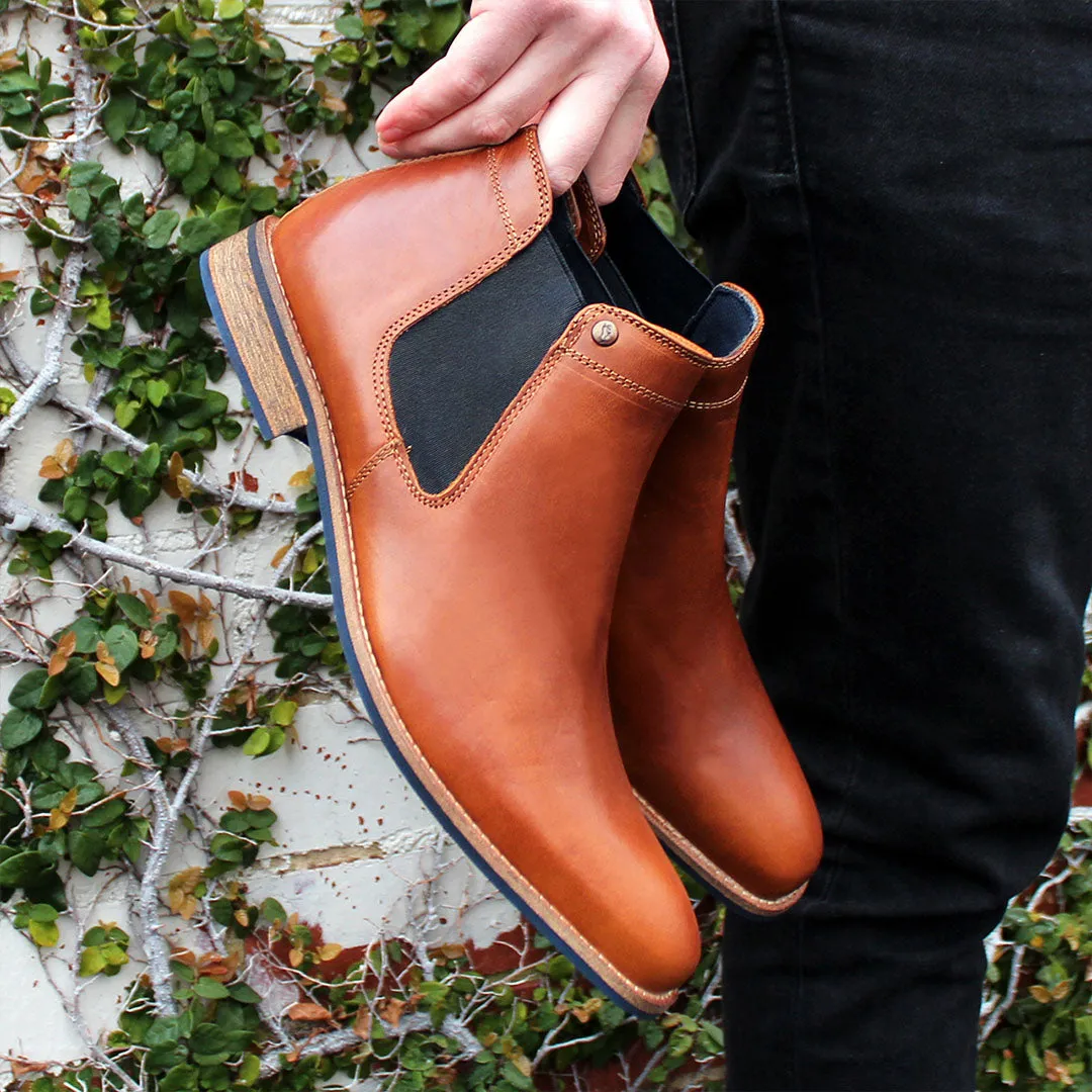Wear Ready Comfortable Footwear Drake Chelsea Boots Tan