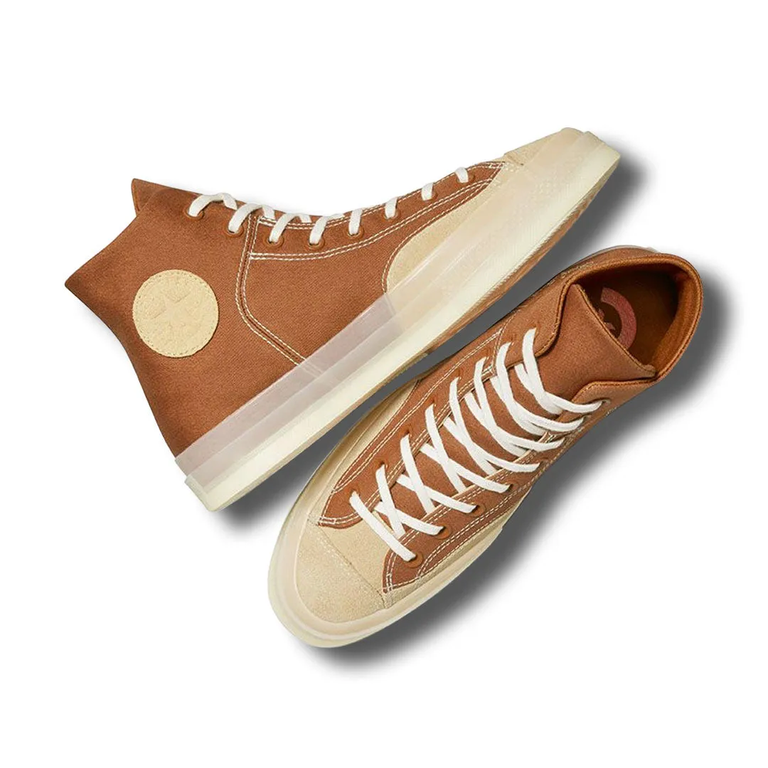 Converse - Unisex Chuck 70 Marquis Sportswear High Top Shoes (A04538C) Ventilated Mesh Sunny Walks Low Arch