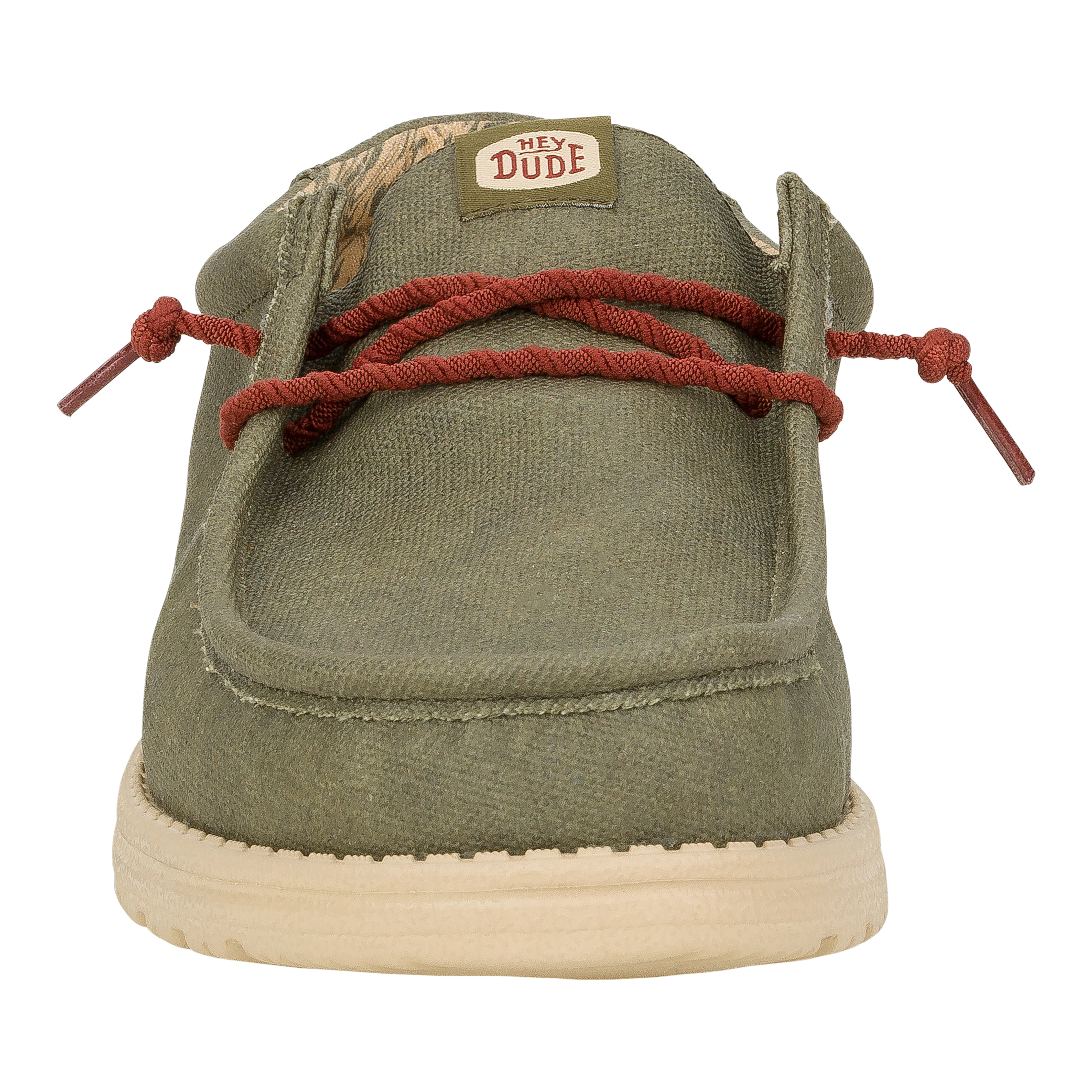 Wally Waxed Canvas Olive Snow Grip Breathable Upper