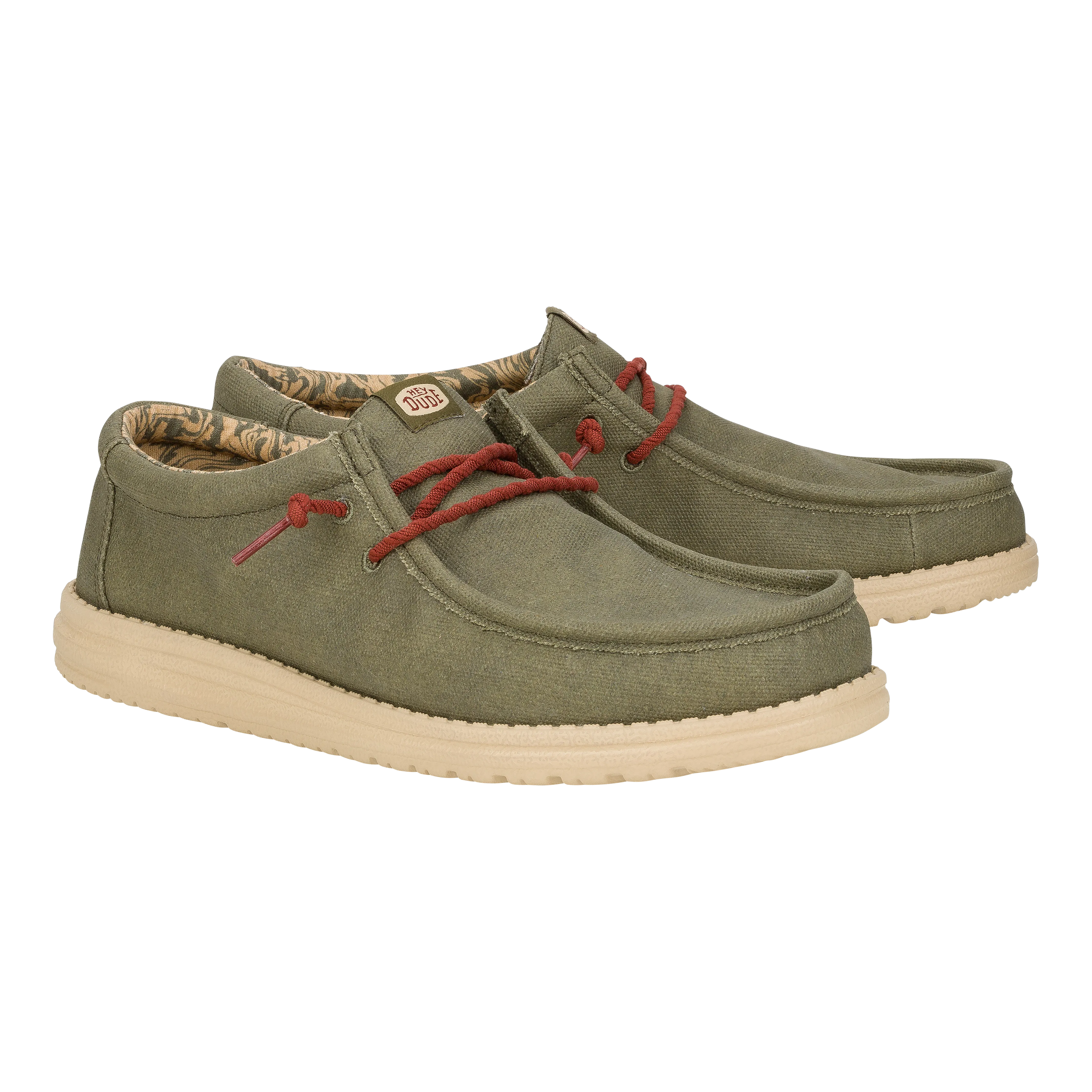 Reinforced toe Leg Long Wally Waxed Canvas Olive