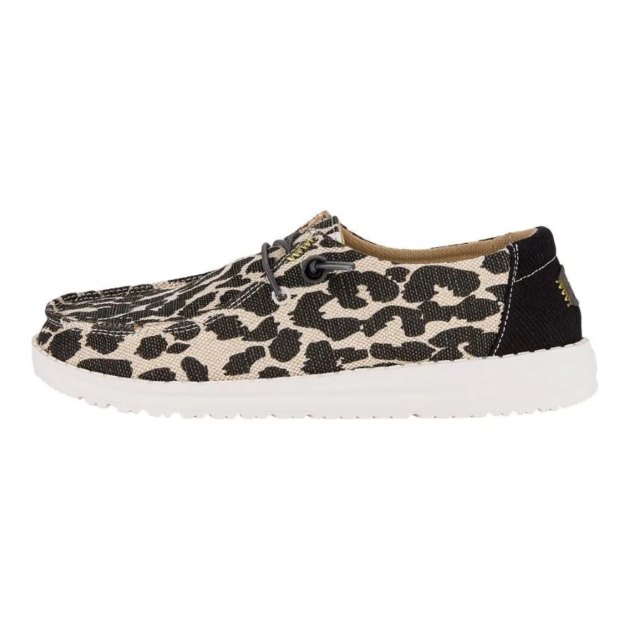 Soft Wendy Leopard Sparkle Wide - Leopard Tan