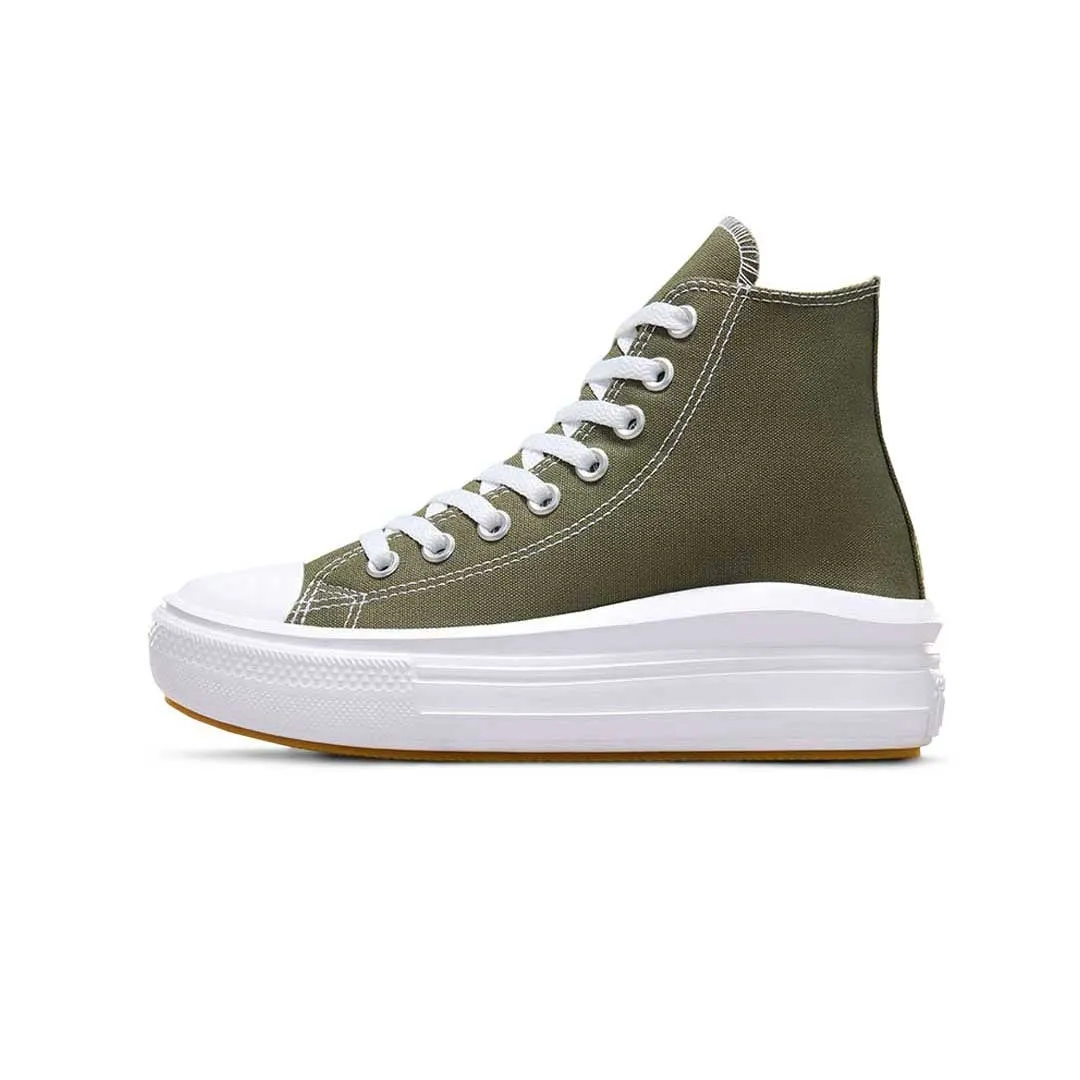 Converse - Women's Chuck Taylor All Star Move Platform High Top Shoes (A08295C) Body Align Comfort Run