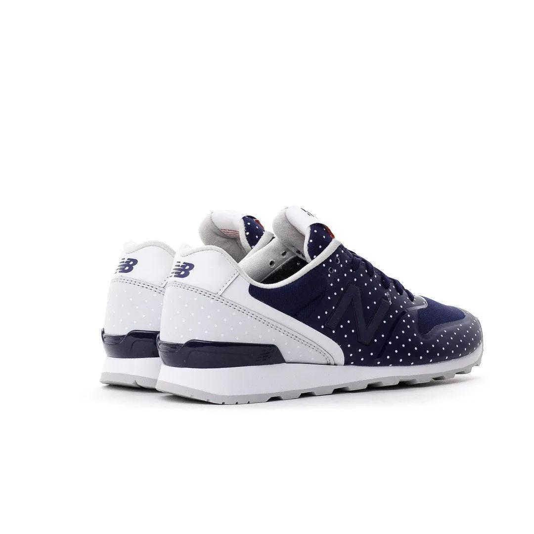 NEW BALANCE CLASSIC WOMEN BLUE WHITE DOTS RE-ENGINEERED WR996KP Comfortable fit Lake Step