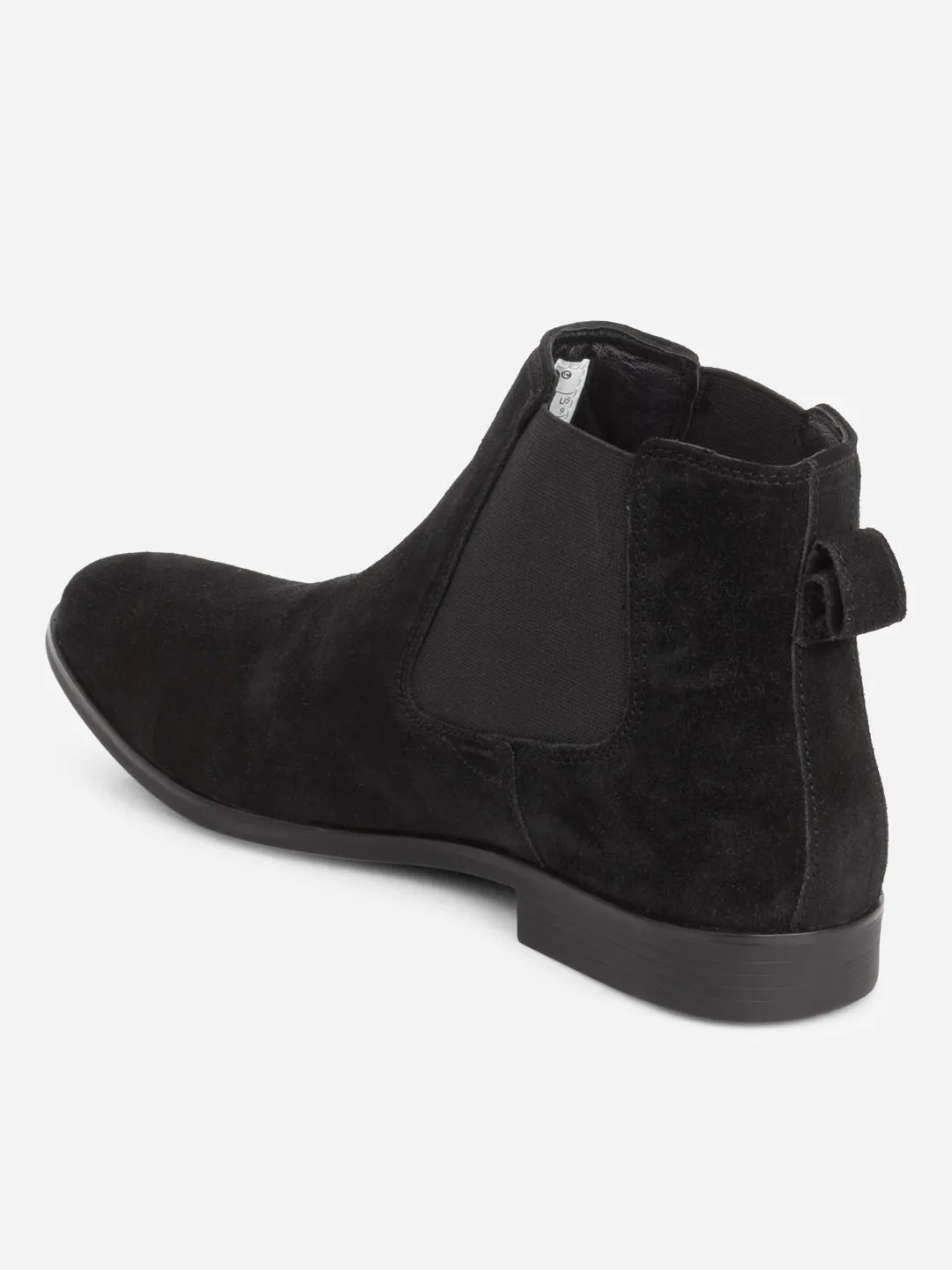 Men's Black Chelsea Hi Fashion Boot (ID1183) Wide Path