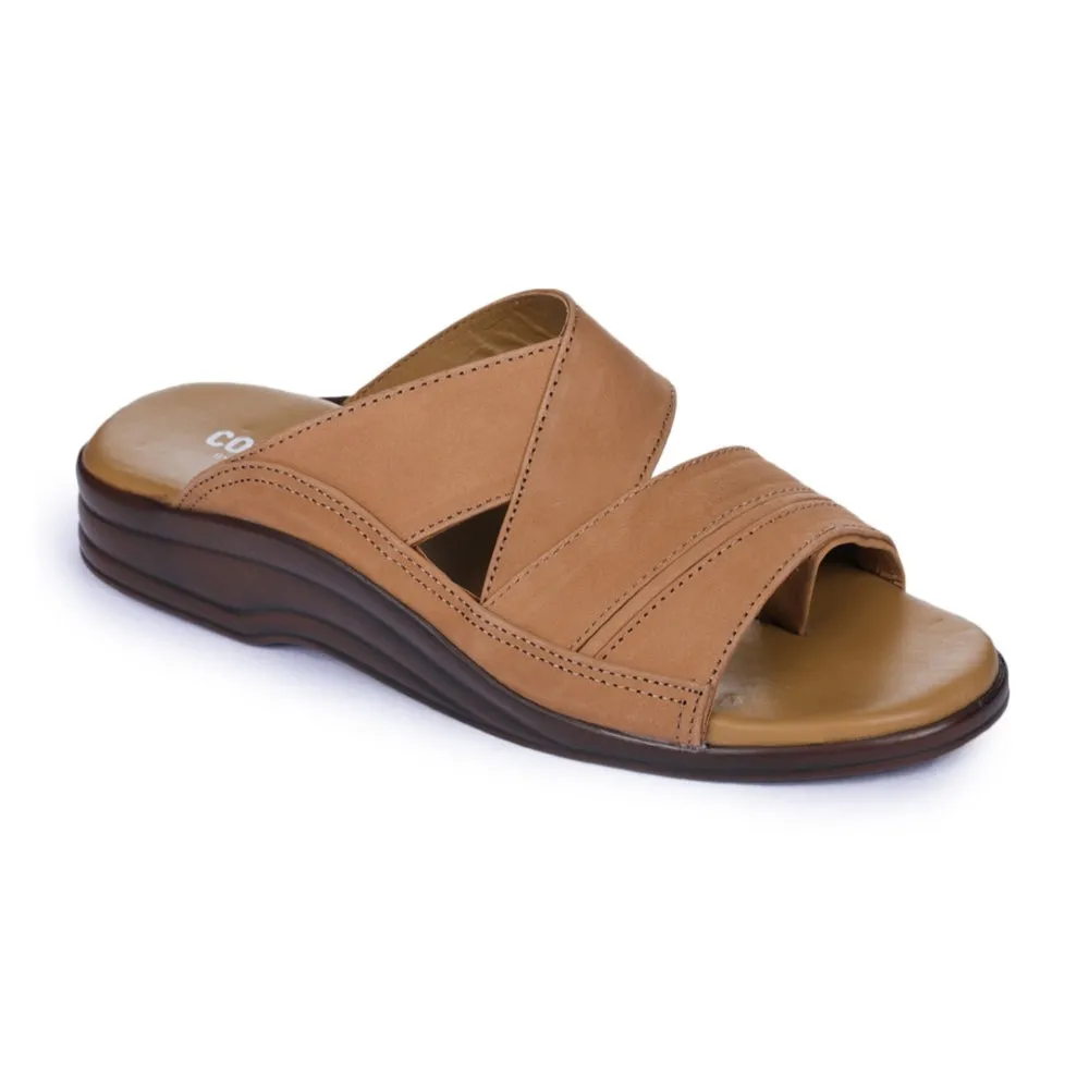 Coolers Casual Brown Slippers For Men 7123-79 By Liberty Angel Glow Month Strong
