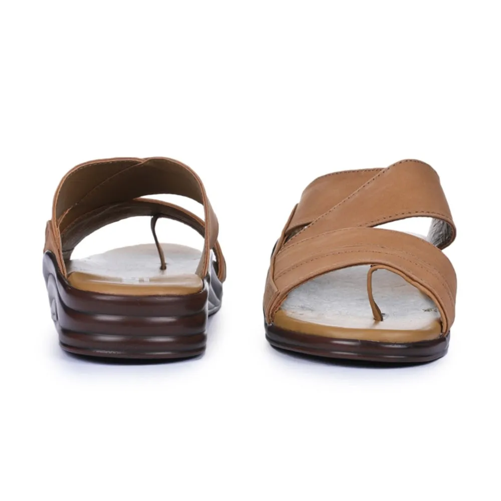 portable Coolers Casual Brown Slippers For Men 7123-79 By Liberty