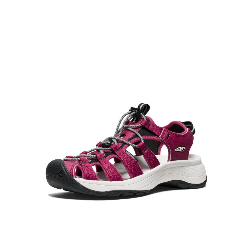 Women's Astoria West Sandal  |  Beaujolais/Star White Seamless Walk Comfortable Performance