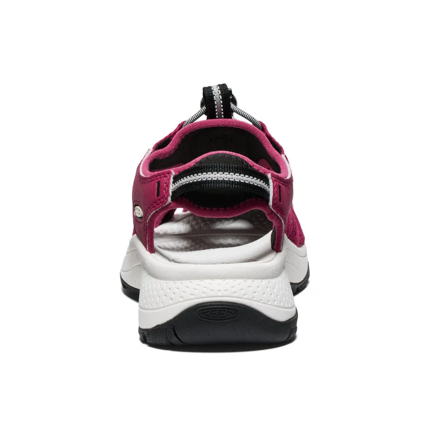 Women's Astoria West Sandal  |  Beaujolais/Star White Easy Comfort Impact-absorbing fit