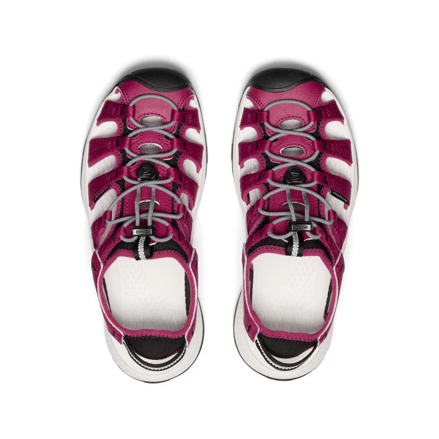 Anti   Wear Modern Women's Astoria West Sandal  |  Beaujolais/Star White
