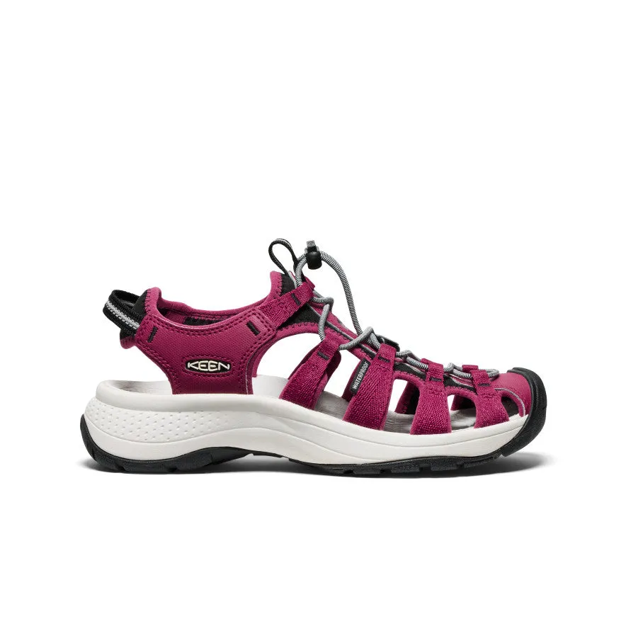 Women's Astoria West Sandal  |  Beaujolais/Star White Shock Absorbing Active Design