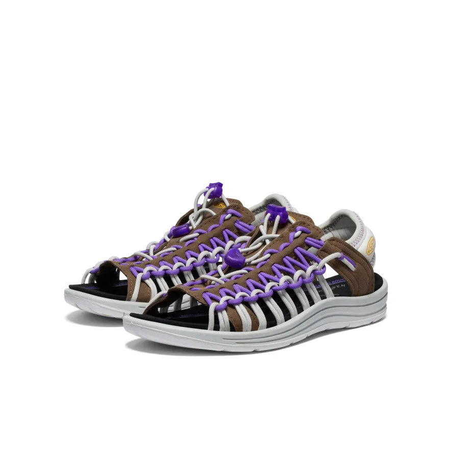 Women's UNEEK II Open Toe x emmi  |  Dark Earth/Tillandsia Purple Comfort Straps