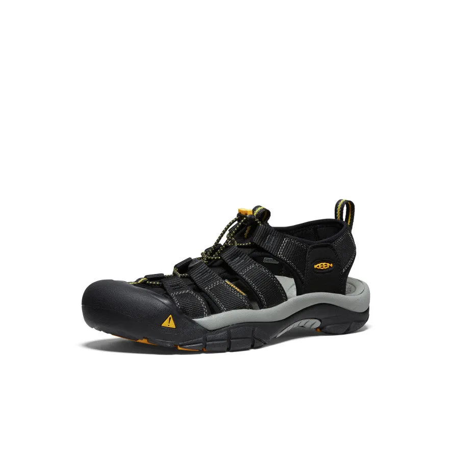 Classic Fit All-around durability Men's Newport H2 Sandal Wide  |  Black