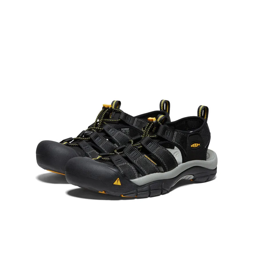 Men's Newport H2 Sandal Wide  |  Black Anti Skid Feature
