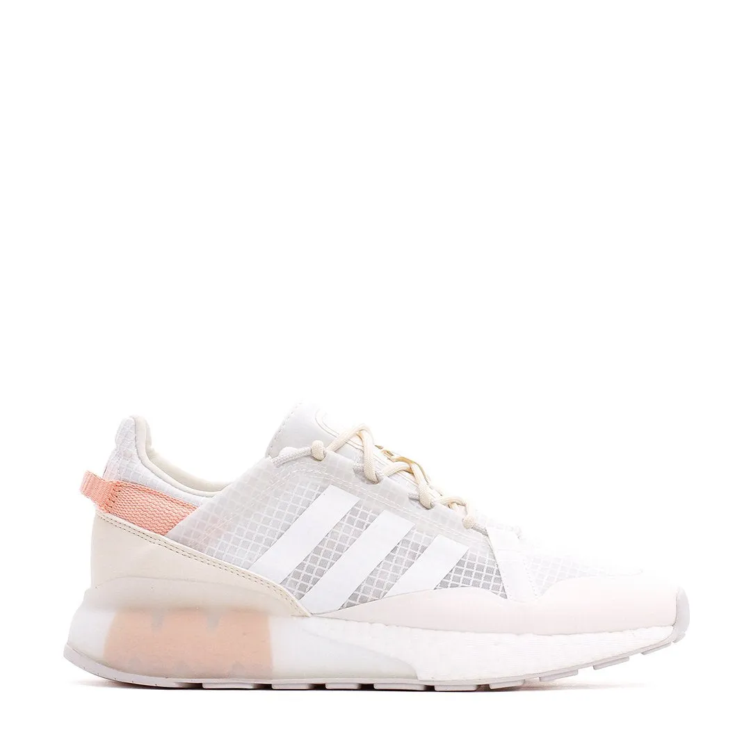 Quick Drying Casual Wear All Terrain Urban Walkers Adidas Originals Women ZX 2K Boost Pure White G55514