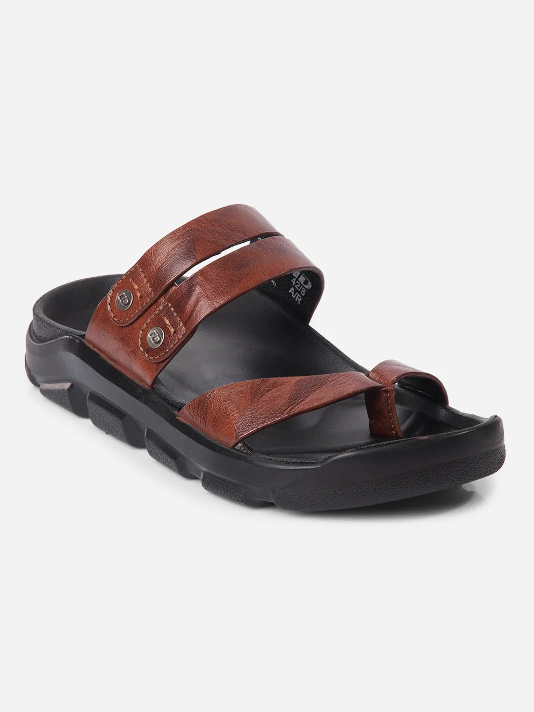 Men's Tan Strap Sandals (ID4273) Modern Bold