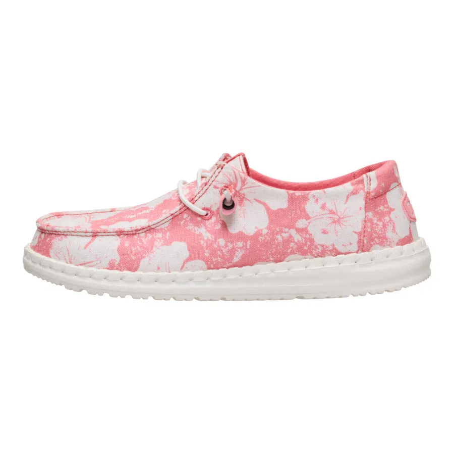 Corner Style Italian Glam Wendy Hawaiian - Coral/White