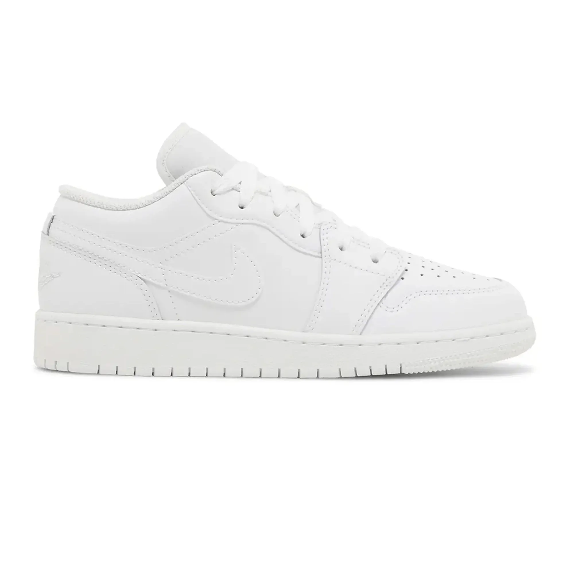 Soft Land Air Jordan 1 Low 'Triple White' GS (2023)