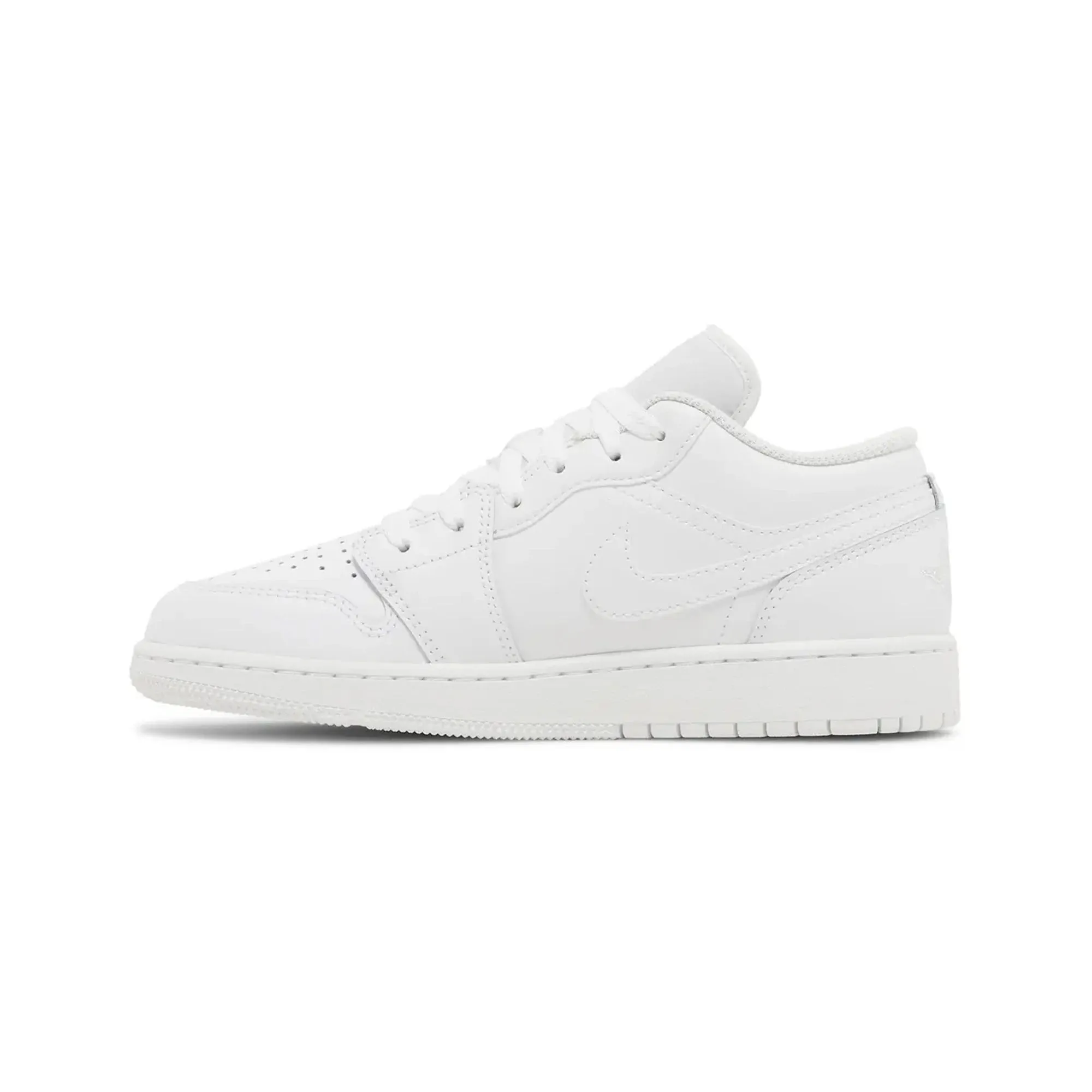 Air Jordan 1 Low 'Triple White' GS (2023) velcro Swim Edge
