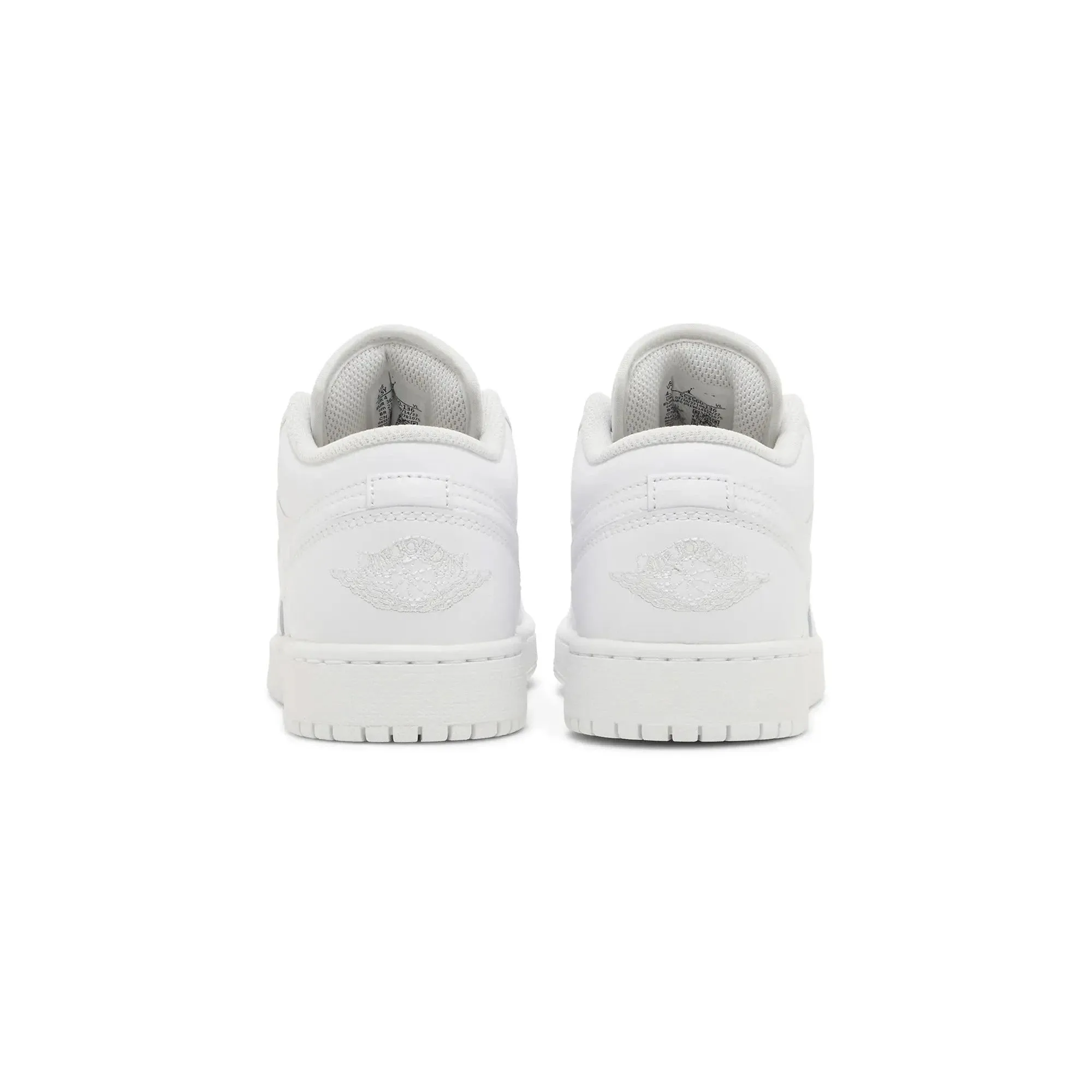 Mono Style Toe box Air Jordan 1 Low 'Triple White' GS (2023)