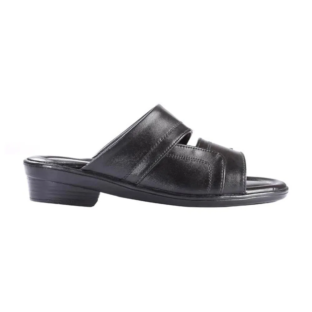 Winner Step Air Flow Coolers Casual (Black) Slippers For Men 7153-44 By Liberty