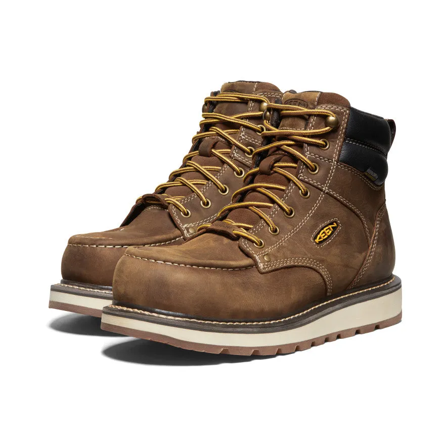 Men's Cincinnati 6" Waterproof Boot (Carbon Toe)  |  Belgian/Sandshell Outdoor Relaxation