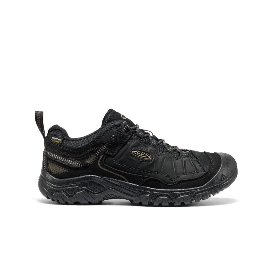 Men's Targhee IV Waterproof Hiking Shoe  |  Triple Black High Arch Surf Mode