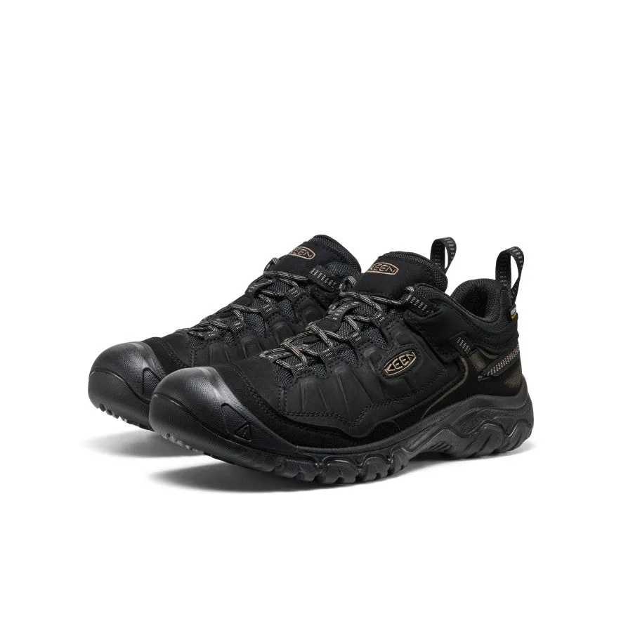 Men's Targhee IV Waterproof Hiking Shoe  |  Triple Black Molded Footbed Durable Build