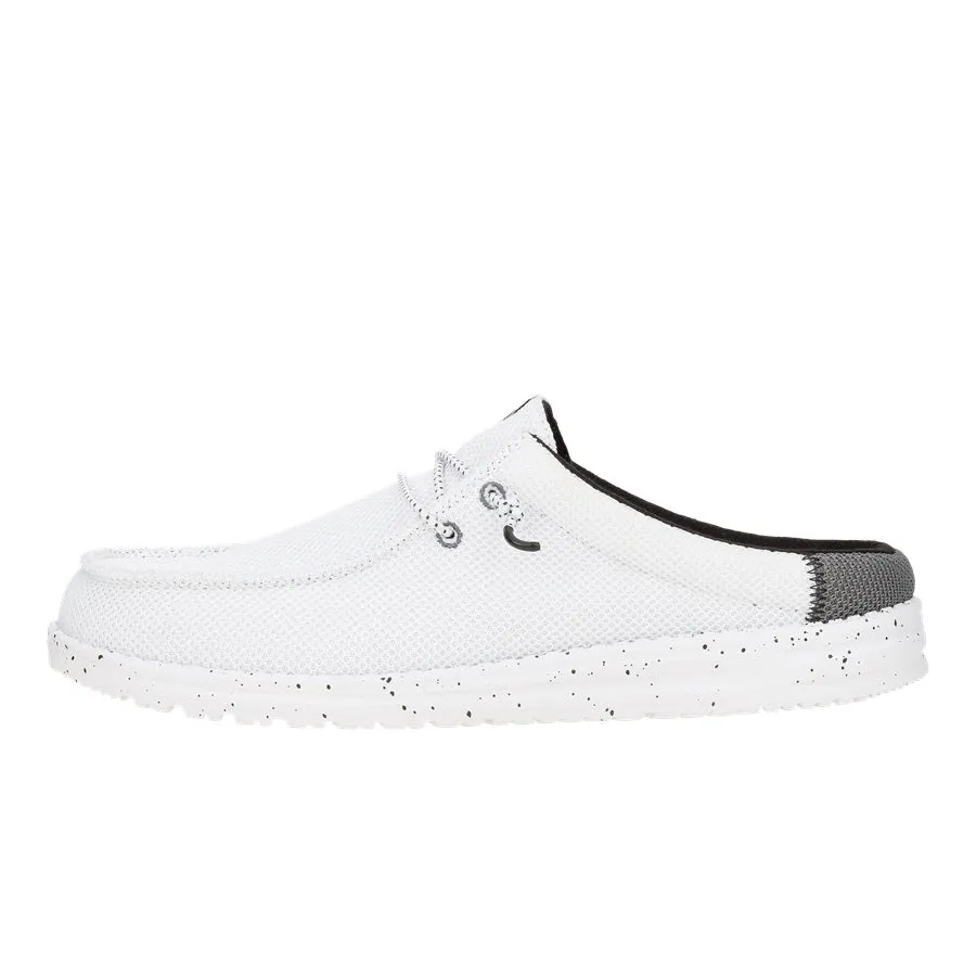 Cushioned heel Gym Life Wally Slip Varsity - White/Black