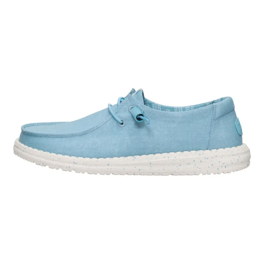 Wendy Stretch Canvas - Tourmaline Blue Wide Base