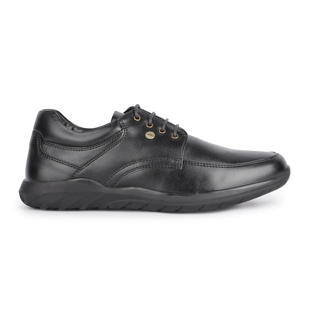 Real Craft Fortune Formal Black Lacing Shoes For Men BENTLICK-E By Liberty