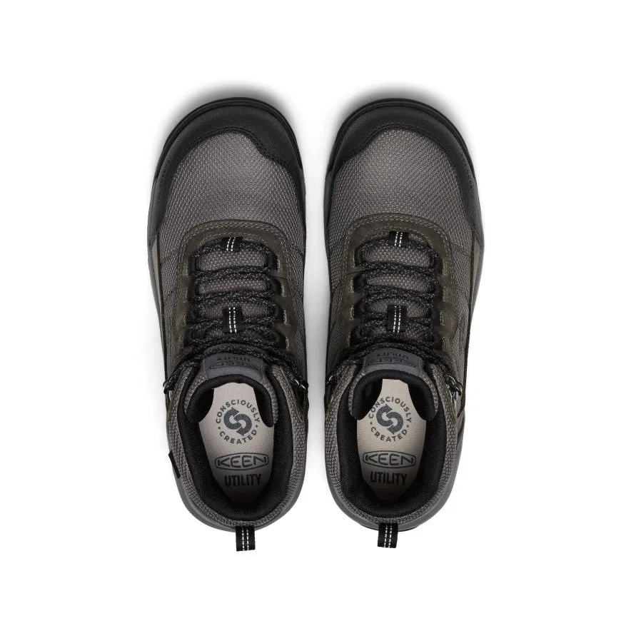 Men's Skokie Waterproof Work Boot (Carbon Toe)  |  Magnet/Black Adult Ease Eco Friendly Backpacking Trip