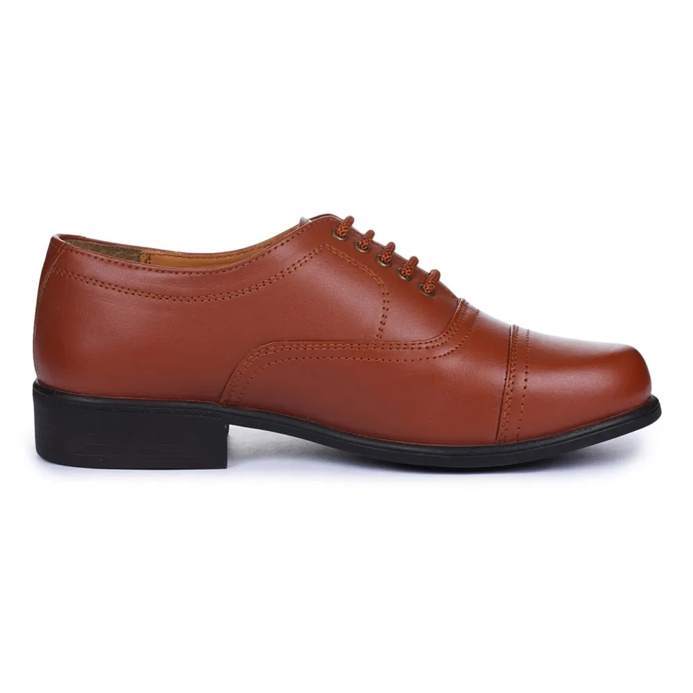 Suede Feel perfect size Fortune Tan Classic Oxford Shoes For Men 7168-03 By Liberty