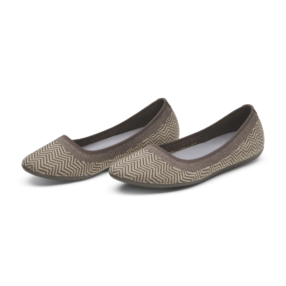 All terrain Rubber Outsole Women's Tree Breezer - Knit - Light Khaki/Rustic Brown