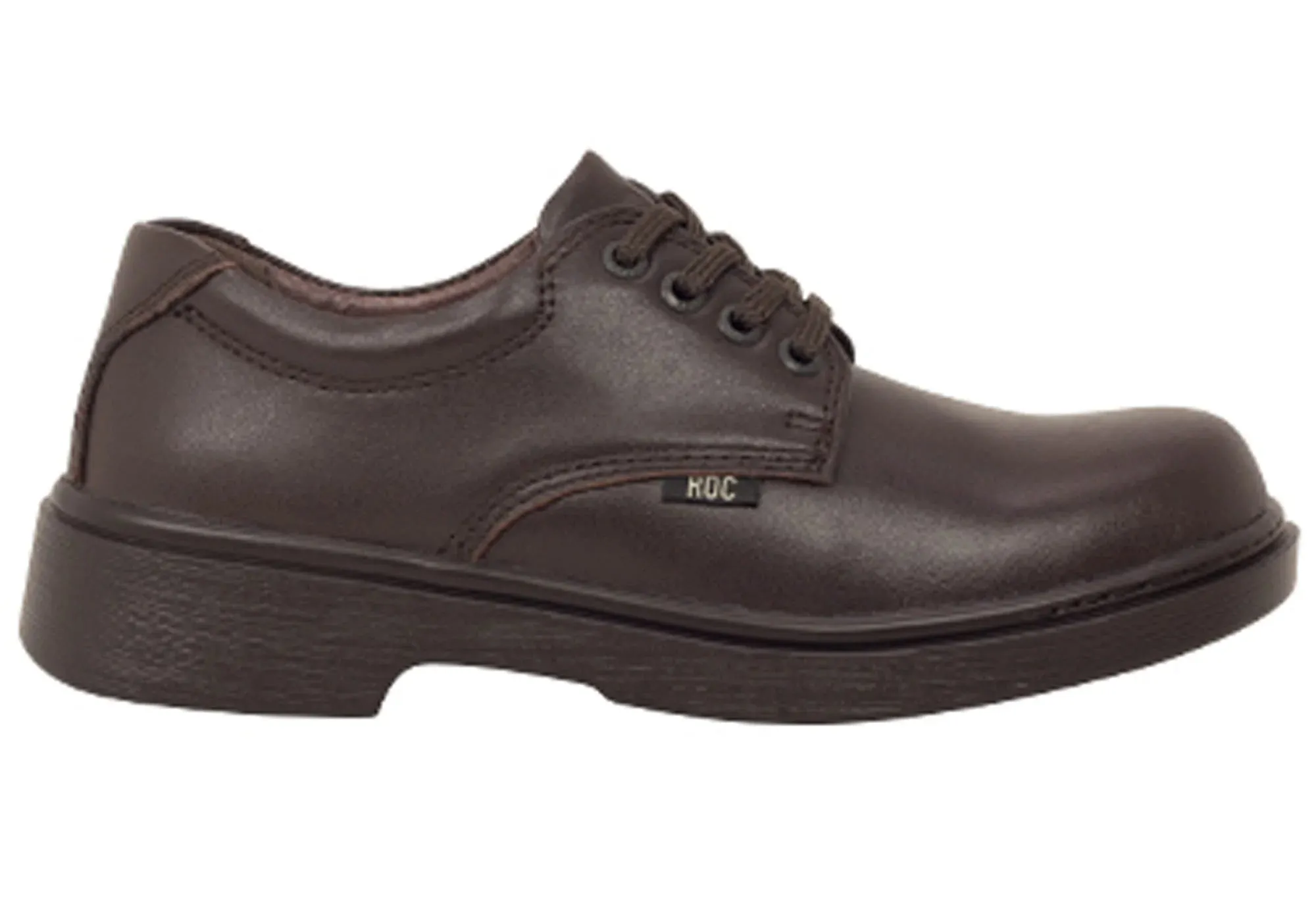 ROC Strobe Senior Brown Leather School Shoes Outdoor kids' clothing