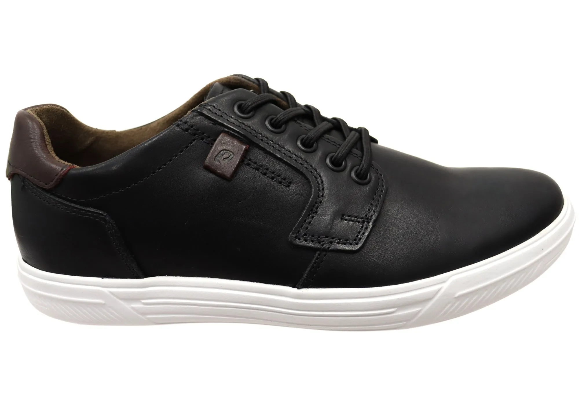 Pegada Dawson Mens Comfortable Leather Casual Shoes Made In Brazil Easy To Clean