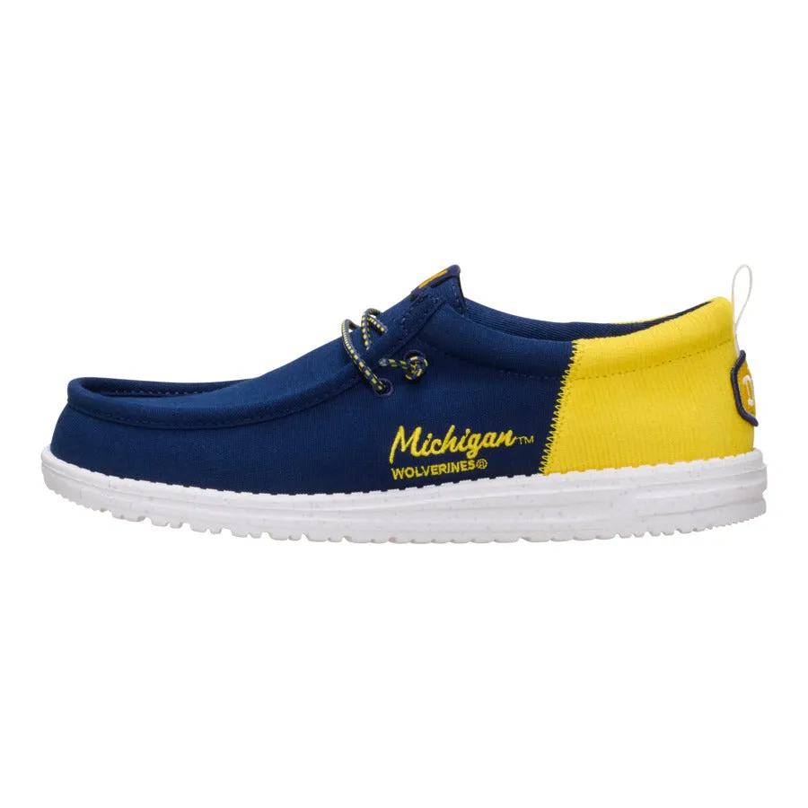 Love Glow Flexible Design Wally Funk Michigan Wolverines - Navy/Gold/White