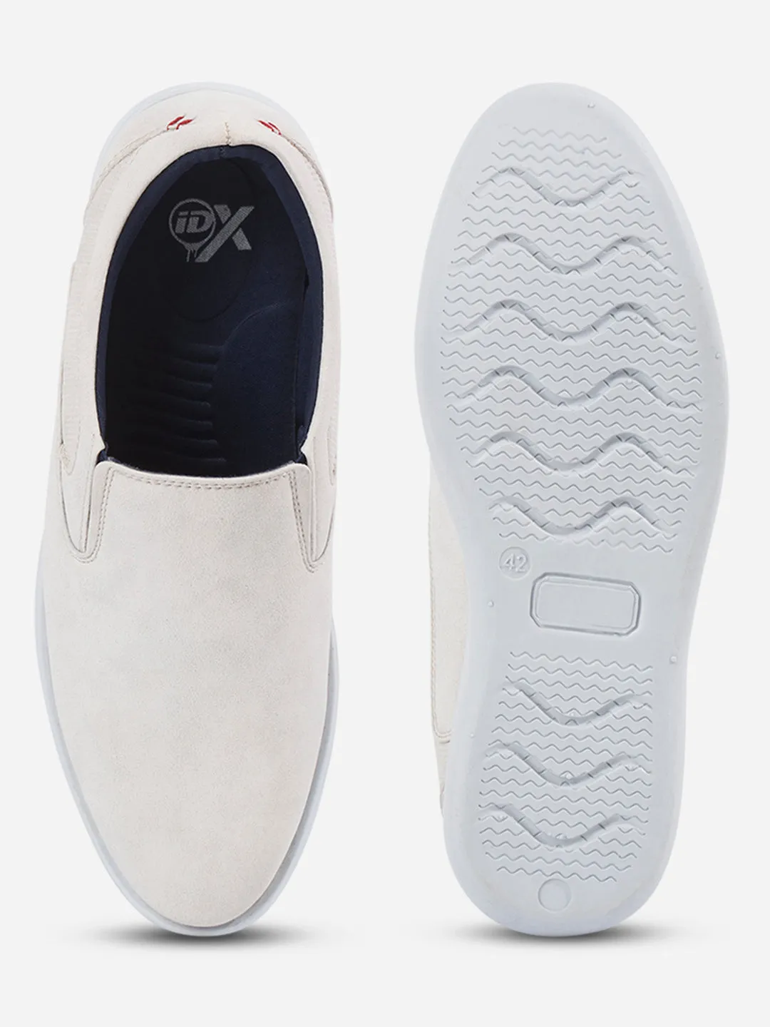 Memory Foam Wellness Seekers Men's Suede Finish Casual Slip On (IX2145)