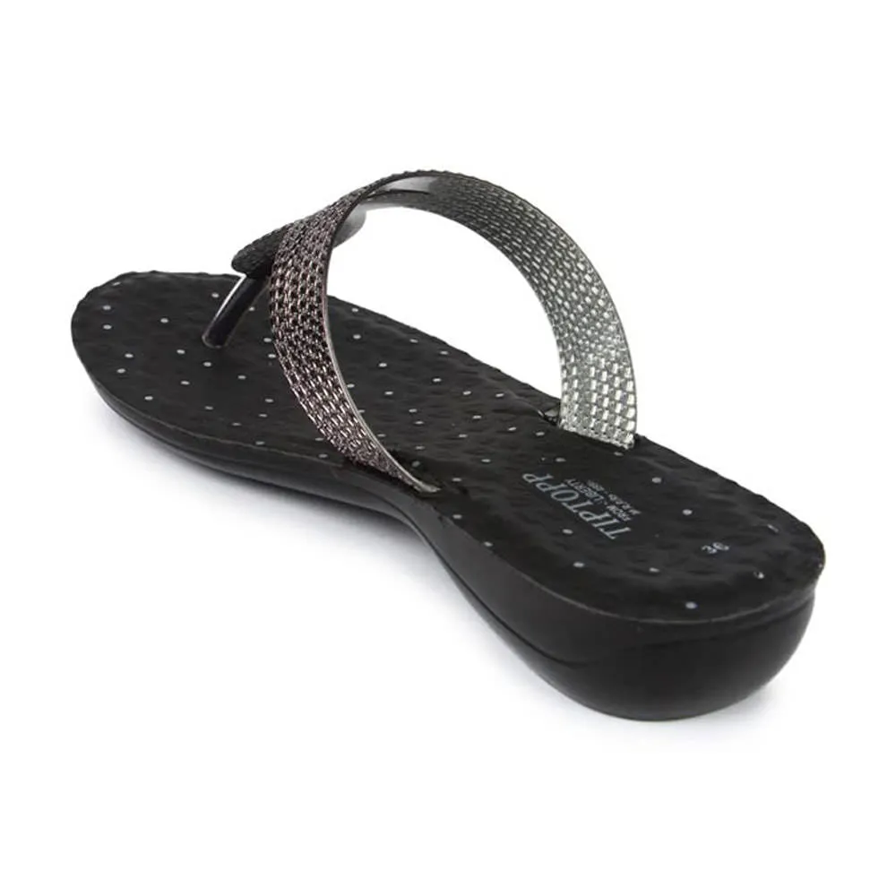 easy move A-HA By Liberty ETHNIC-05 Women Ethnic Black Slippers