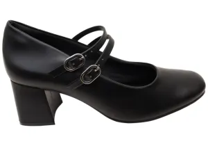 Dark Tone subtle style Ramarim Kate Womens Comfortable Heels Made In Brazil