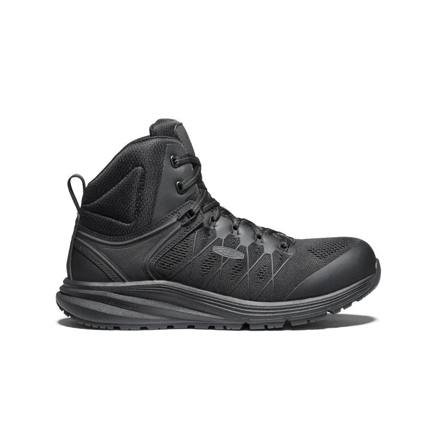 Comfortable For Sports Simple Walk Men's Vista Energy Mid (Carbon Toe)  |  Black/Raven