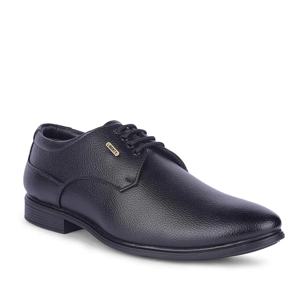 Fortune By Liberty Mens HIL-5 Black Formal Lacing Shoes Style Sharp Marriage Fit