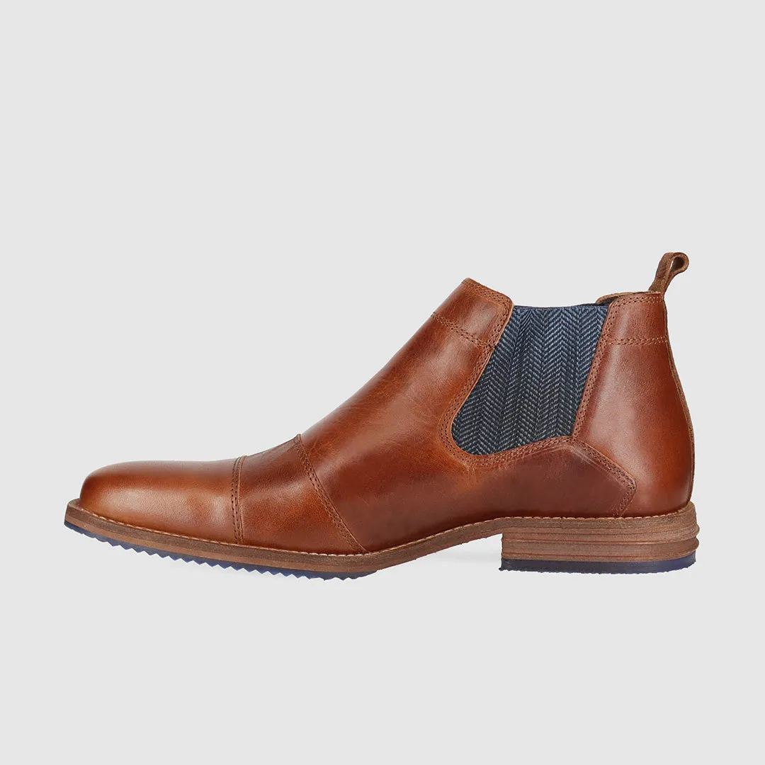 Flexible Sole Snow Day Jonah Chelsea Boots Tan