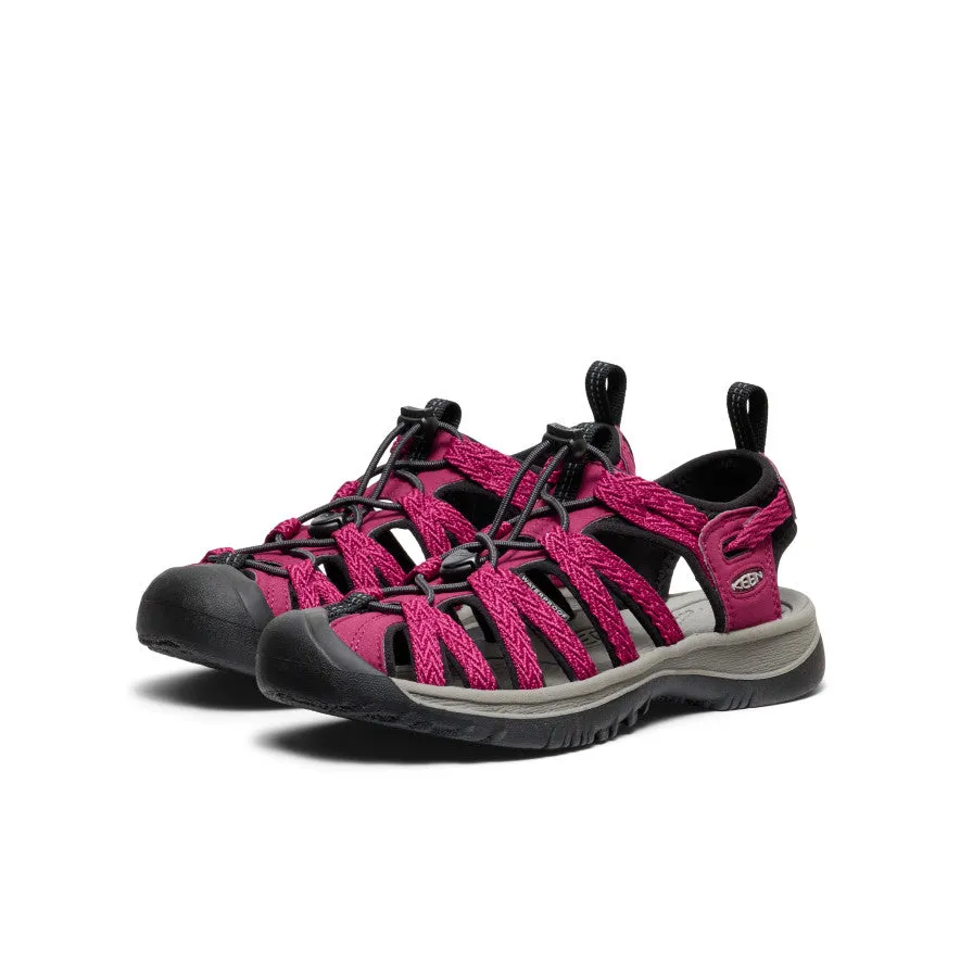 Water Repellent Women's Whisper  |  Beaujolais/Black