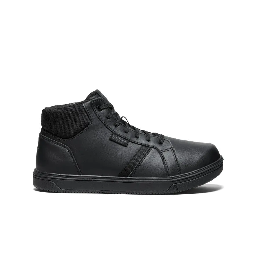 MoistureWicking MeshUpper Men's PTC Kenton Mid Work Shoe (Soft Toe)  |  Black/Black